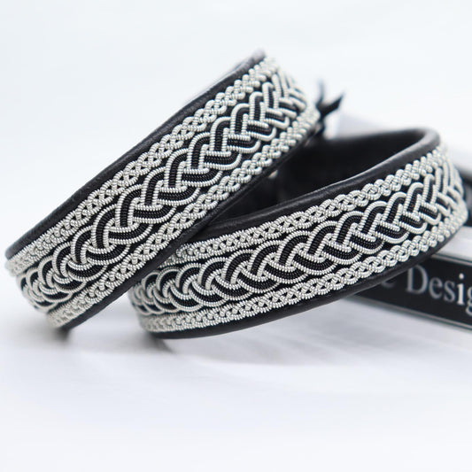 Black-nordic-leather-bracelets
