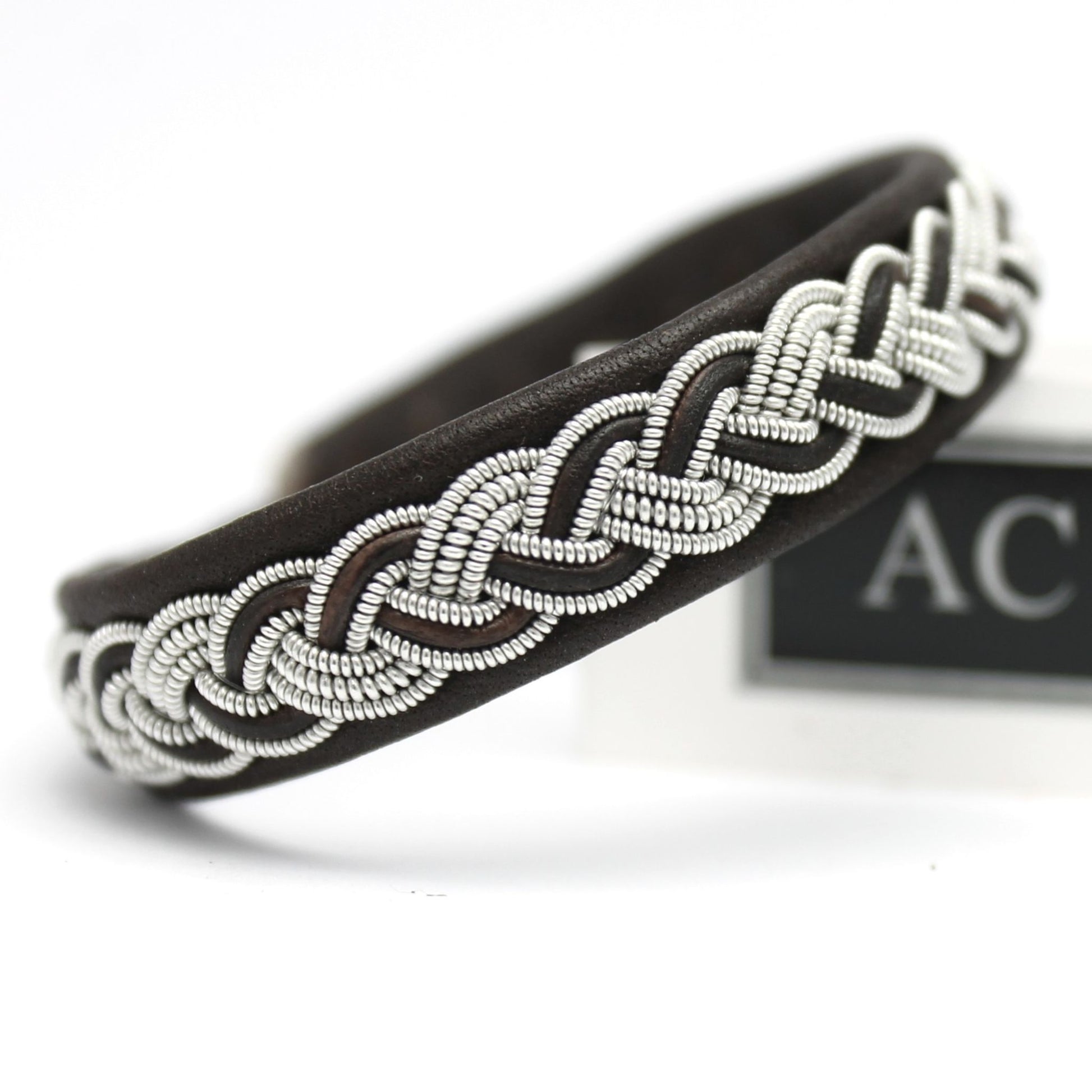 nordic sami style bracelet handmade in sweden