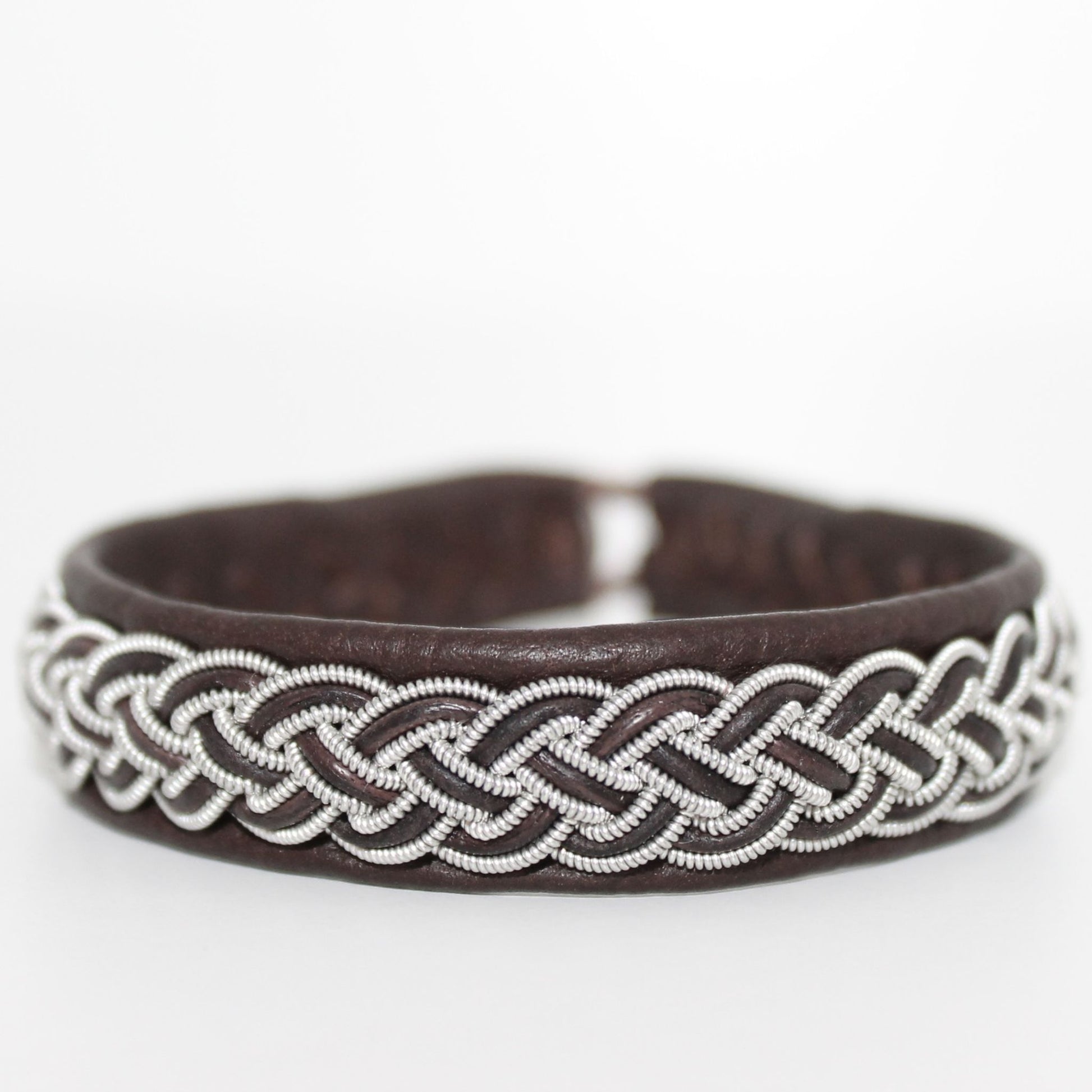 sami bracelet od in dark brown leather