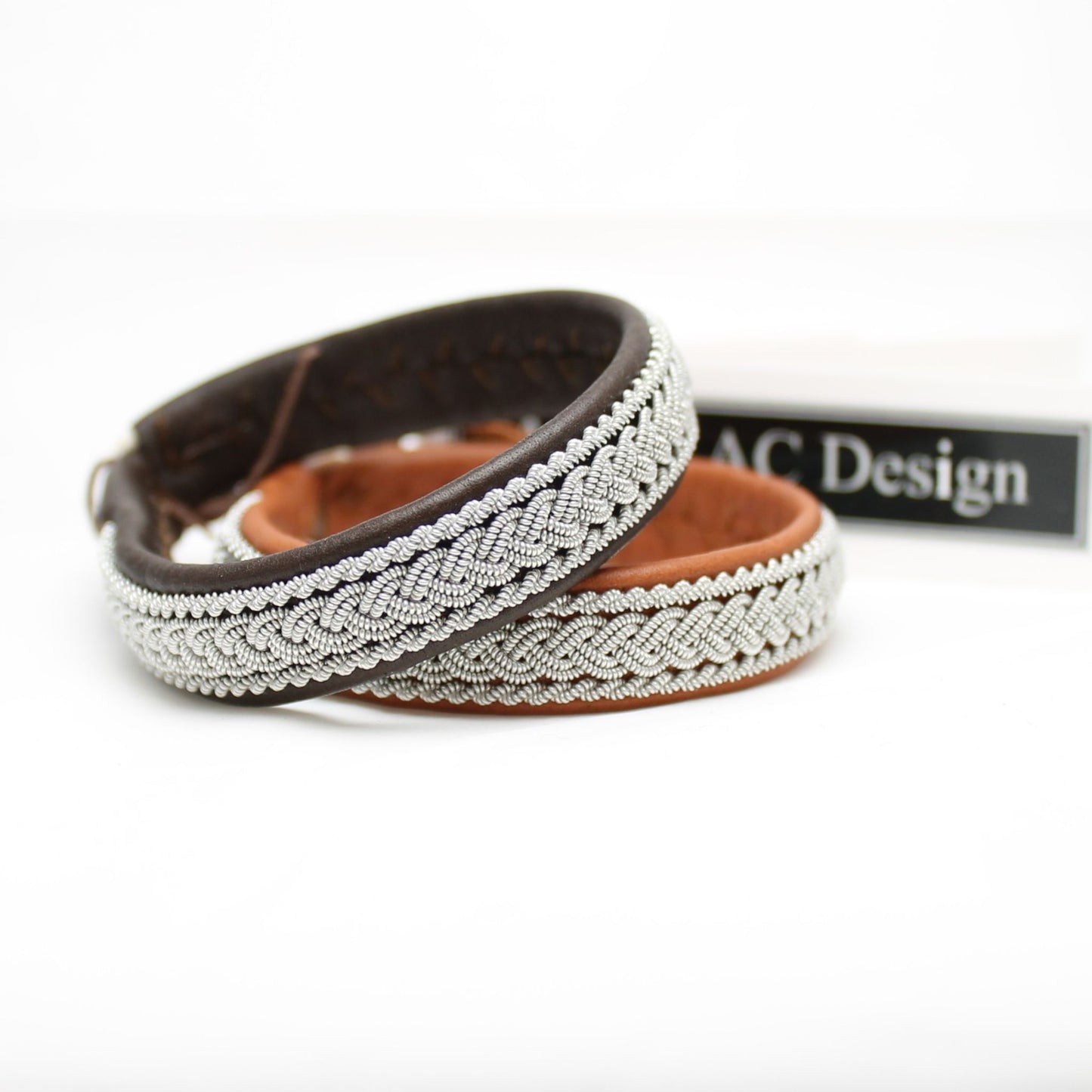 Sami jewellery in genuine leather