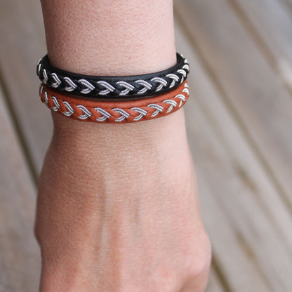 Lapland bracelets on a wrist