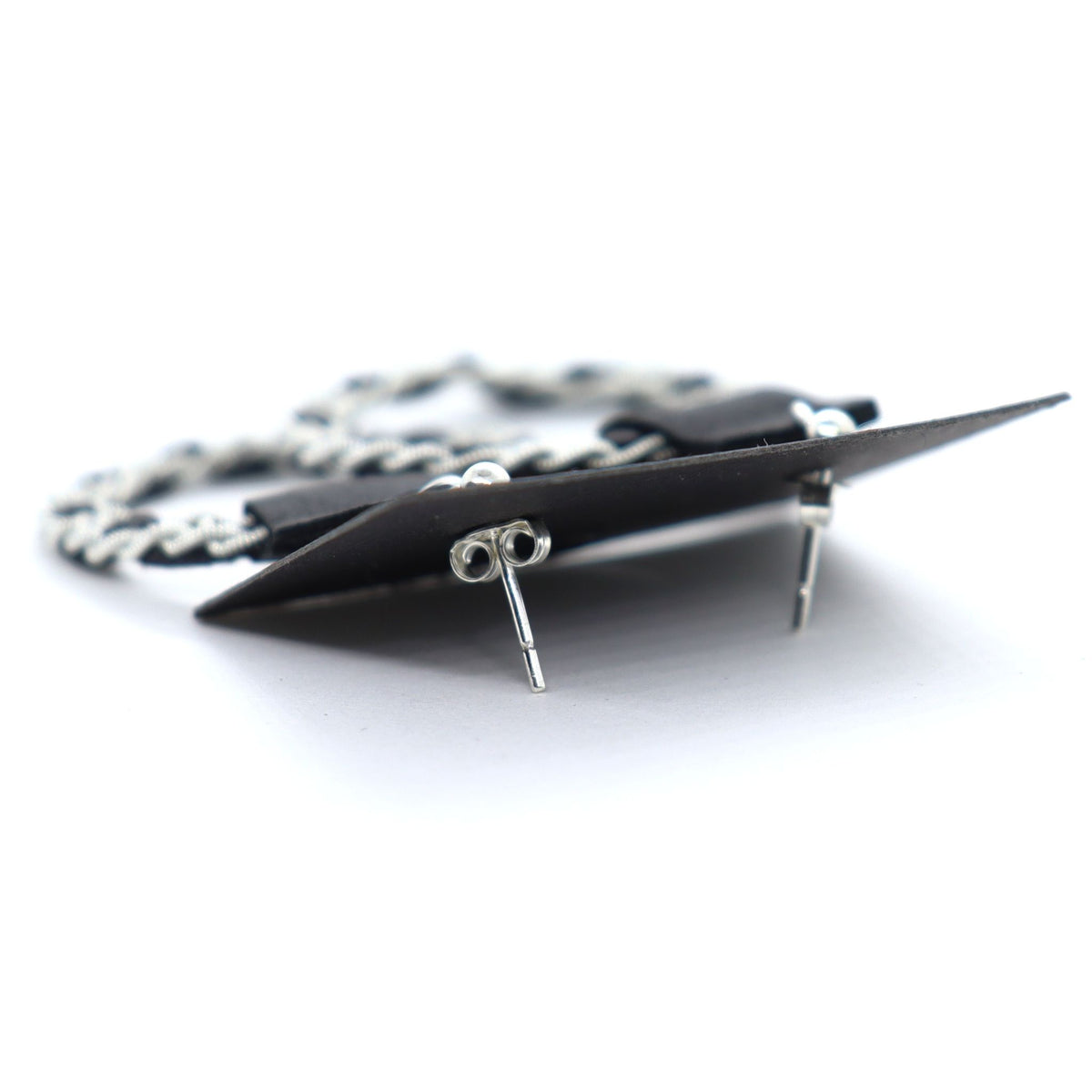 Sami earrings with sterling silver studs